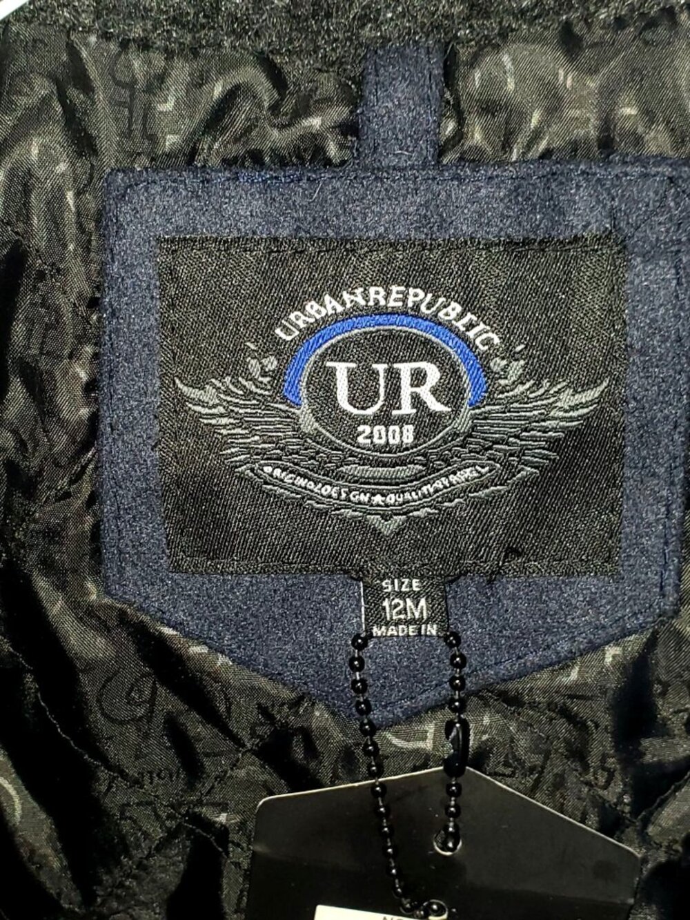 NWT Urban Republic Baby's Navy BlueWool Winter Jacket Size 12 M 1066 - Picture 11 of 13